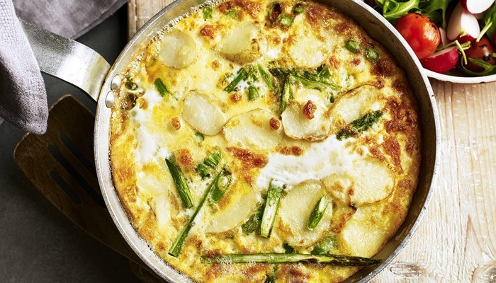 frittata cu branza feta